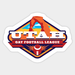 Utah Gay Football League Sticker